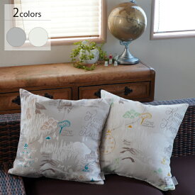 【SS期間全品P5倍】ムーミン クッションカバー45cm×45cm ムーミン谷の地図【店頭受取も可 吹田】