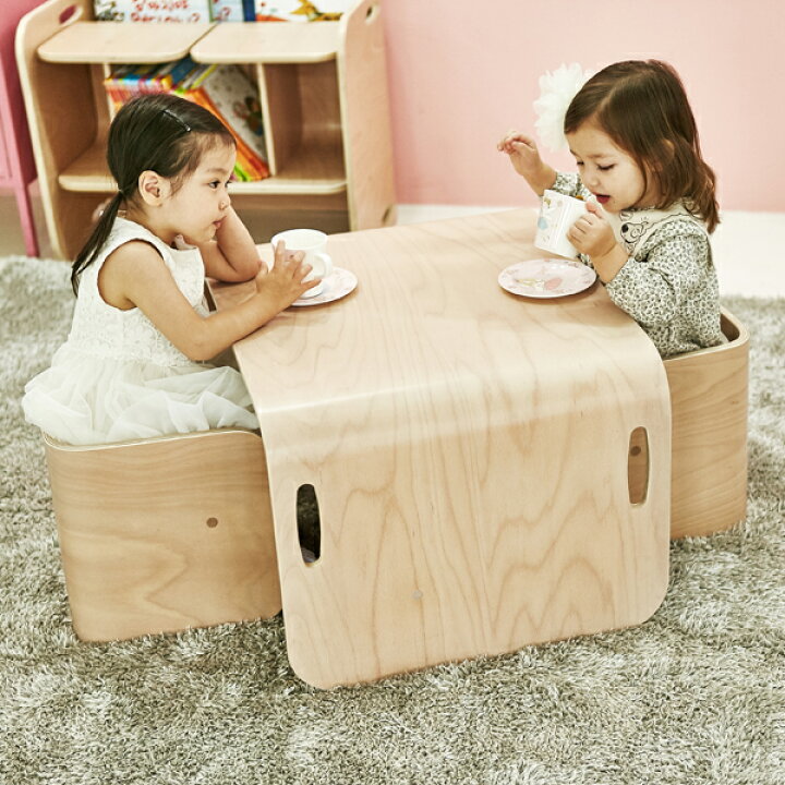 ホップル HOPPL コロコロチェア デスク 3点セット 子ども机 キッズテーブルセット 幼児デスクセット 店頭受取も可 吹田 モットズット