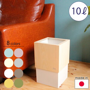 【マラソン期間当店P5倍】ヤマト工芸 ゴミ箱 10L W CUBE 本体カラー【店頭受取も可 吹田】