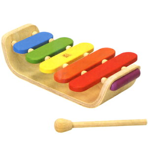 プラントイ 木のおもちゃ オーバルシロフォン(1歳から)【店頭受取も可 吹田】