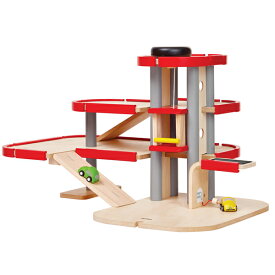 プラントイ 木のおもちゃ PlanCityパーキングガレージ3（3歳から）【店頭受取も可 吹田】