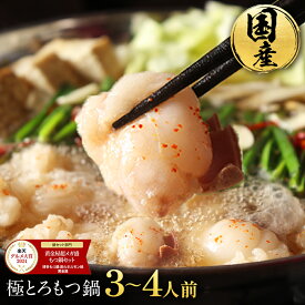 S 【衝撃の45％OFF＆ポイント10倍】黄金屋 極とろもつ鍋セット 3~4人前 国産牛モツ 500g 小腸 送料無料 選べる 4種スープ もつ鍋 モツ鍋 もつなべ モツナベ ホルモン お取り寄せ グルメ ギフト プレゼント 贈り物 お歳暮 お歳暮ギフト