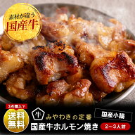 国産牛ホルモンをたっぷり250g使用。秘伝醤油でタレ漬けされた、みやわき激選の国産ホルモン牛ホルモンで…