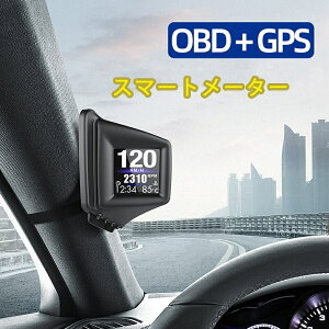 2024NŐVi HUD x Xs[h[^[ wbhAbvfBXvC AP-1 OBD2 GPS Ή ^R[^ ԍڃXs[h[^[