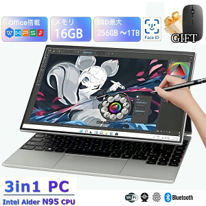 �m�[�g�p�\�R�� �V�i 14�C���` �p�\�R��PC Windows11PRO �^�u���b�gpc 3in1PC �^�b�`�X�N���[�� ��13����intel CPU N95 16GRAM 256G~1TB M.2NVME SSD �X���C�h/�C���o�[�g�^ WPS�t���t��HD�t�� laptop computer ���{��L