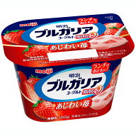 明治ブルガリアヨーグルト脂肪0 あじわい苺 12個入り×180gヨーグルト食品 meiji【送料無料】【代引き不…