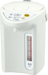 送料無料 タイガー 魔法瓶 マイコン 電気 ポット 3L ホワイト PDR-G301-W Tiger