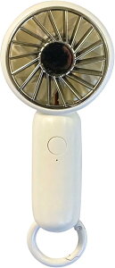 □送料無料□ 東洋ケース ハンディフックファン 小型 ミニ ポータブル W6 D3 H13cm HF-H3(ペールアイボリー)