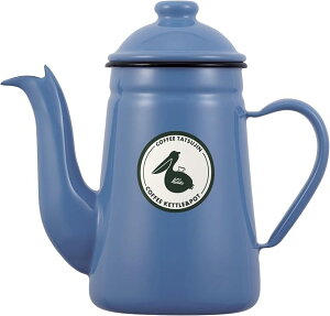 送料無料 カリタ Kalita 日本製 保温性も高い 琺瑯コーヒーポット ブルー BL 1000ml 直火 ホーローコーヒー達人 ペリカン 1L #52307ドリップポット ケトル やかん コーヒーメーカー ヤカン サーバ