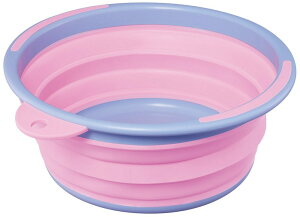 送料無料 イセトー ソフトタブ12L ピンク 折りたたみバケツ 伊勢藤