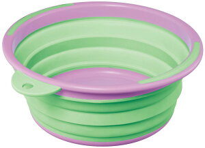 送料無料 イセトー ソフトタブ12L グリーン 折りたたみバケツ 伊勢藤