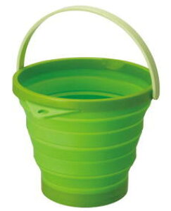 3980円以上送料無料 イセトー ソフトバケツ 8型 グリーン I-484GR 伊勢藤 折りたたみバケツ 掃除 洗車