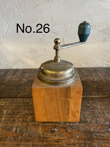y#026z TRE SPADE wood box coffee mill