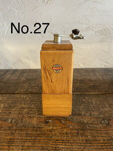 y#027z Leinbrock wood coffee mill Nr.610 "Reisekaffeemuhle"