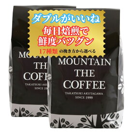 コーヒー豆 自家焙煎コーヒーマウンテン エチオピア・イルガチェフェ200g＋グアテマラ アルト・デ・メディナ農園 200g フルーティ+ウェルバランス 人気のシングルコーヒーが楽しめる