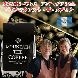自家焙煎コーヒーマウンテン コーヒー豆 グアテマラ アルト・デ・メディナ ウェルバランスのシングルコーヒーが楽しめます