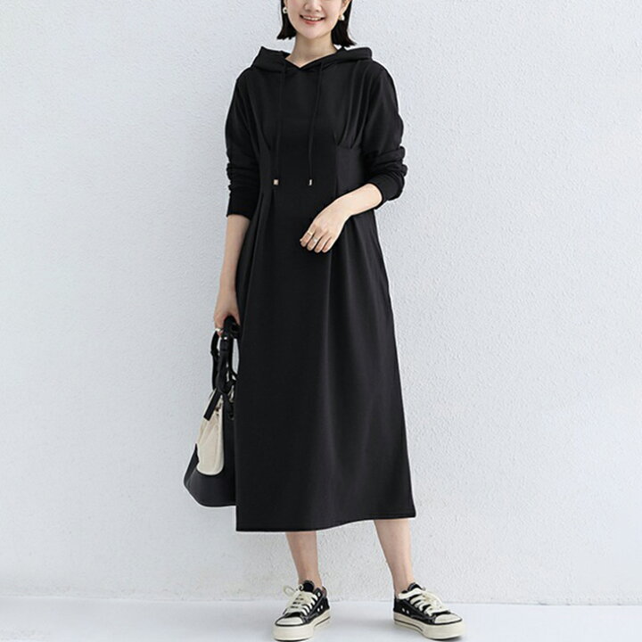 楽天市場】【5/20 50%OFF！2点購入クーポンで】パーカーワンピース 