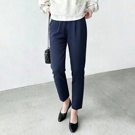 【6/7　50%OFF！2点購入クーポンで】ストレッチテーパードパンツ レディース パンツ テーパードパンツ ストレートパンツ ウエストゴム 美脚 体型カバー 楽ちん 春 夏 秋 冬 20代 30代 40代 50代 ワンピスター