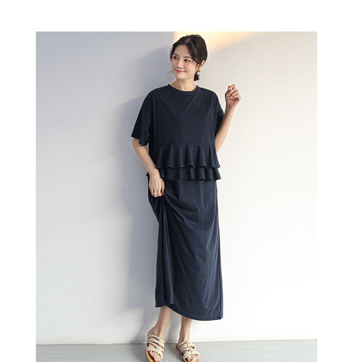 楽天市場】【3/14まで 50%OFF！2点購入クーポンで】前後2wayワンピース  