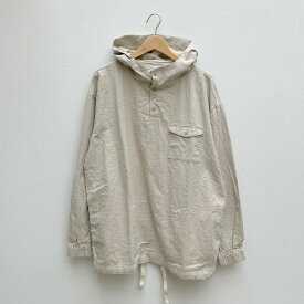 メンズ　have a good day （ハブアグッドデイ）Linen cotton hoodie（リネンコットンフーディー）　HGD-416　サイズ2　カラーナチュラル