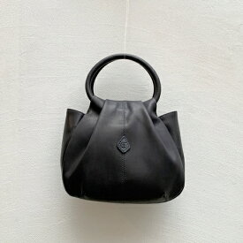 CLEDRAN（クレドラン）ふっくらフォルムのミニトート　MELO ROUND HANDLE TOTE　CL3501