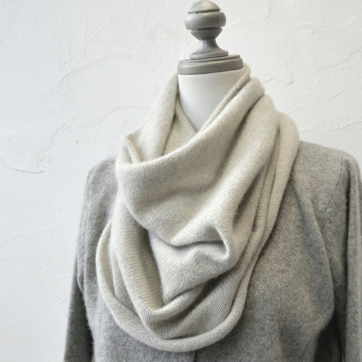 楽天市場】evam eva(エヴァムエヴァ) カシミヤ ループストール  