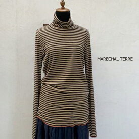 【SALE！50%OFF】MARECHAL TERRE(マルシャルテル)　 ウォームボーダーハイネックインナー ZMT225CT532