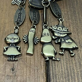 【ムーミン　シリーズ】MOOMIN　キーホルダー /ダイキャストチャームゴールド　9531