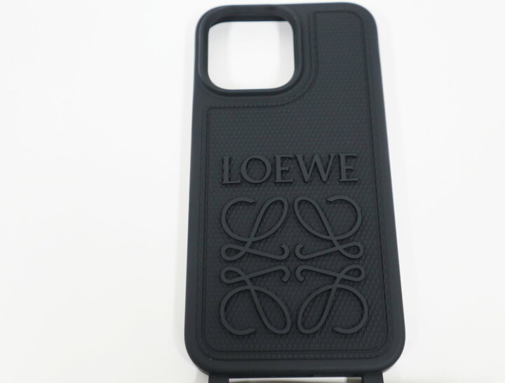 楽天市場】ロエベ LOEWE アイフォンケース ブラック アナグラム iPhone 