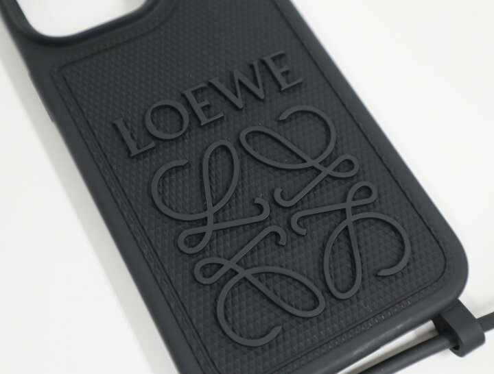 楽天市場】ロエベ LOEWE アイフォンケース ブラック アナグラム iPhone 