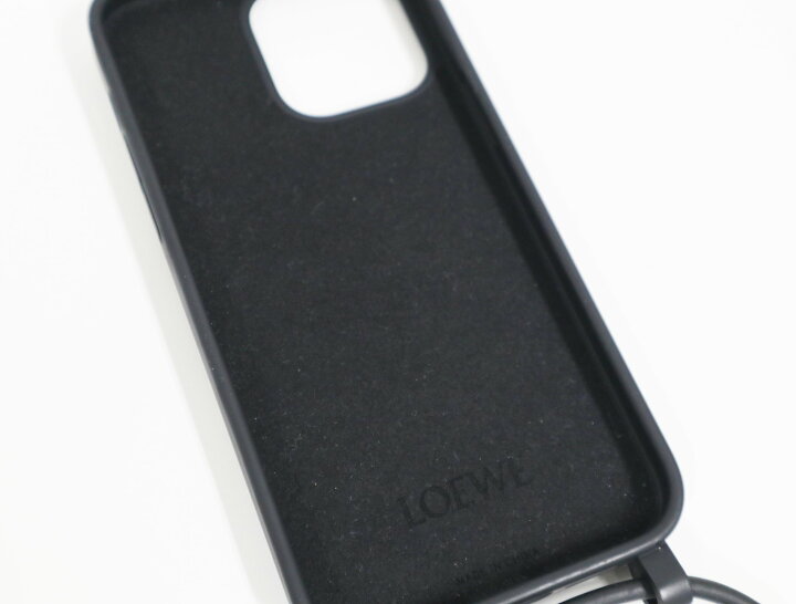 楽天市場】ロエベ LOEWE アイフォンケース ブラック アナグラム iPhone 