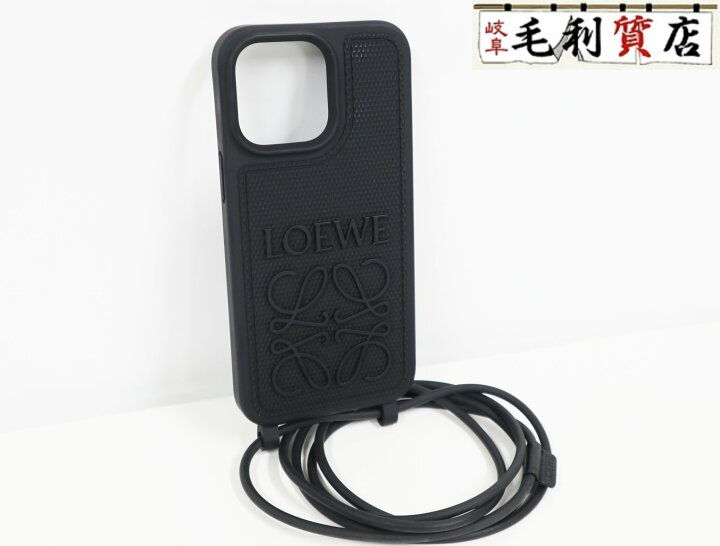 楽天市場】ロエベ LOEWE アイフォンケース ブラック アナグラム iPhone  