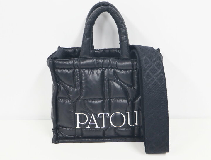 楽天市場】パトゥ PATOU スモール キルティング トート ブラック 