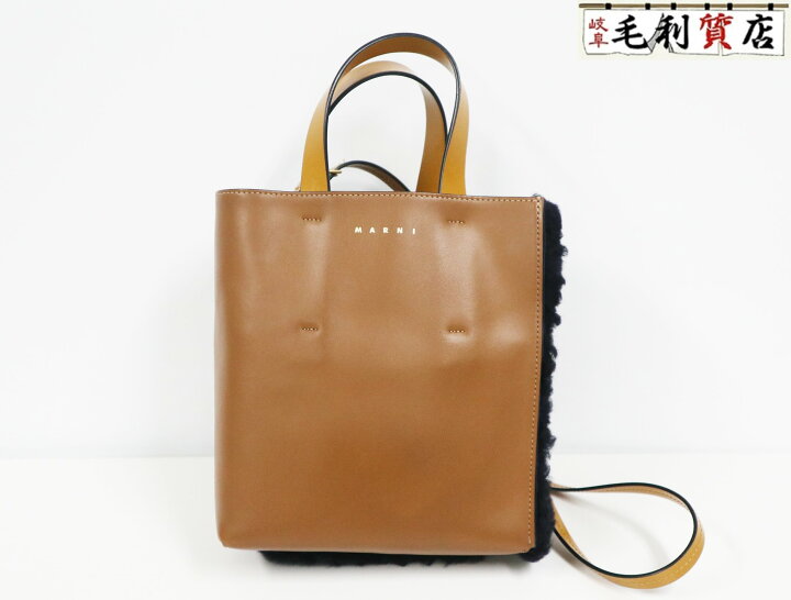 楽天市場】MARNI マルニ トートバッグ MUSEO ソフトニューミニバッグ  