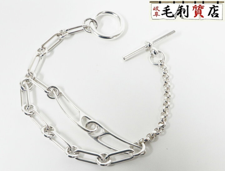 楽天市場】エルメス HERMES シェーヌダンクル パンク 925 シルバー LG 