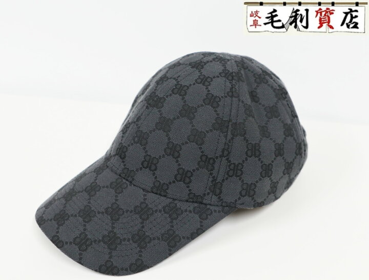 楽天市場】グッチ×バレンシアガ 680717 4B3B7 キャップ L コットン  
