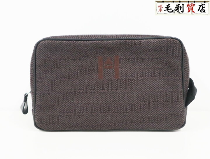 楽天市場】エルメス HERMES ポーチ グローブ トロッター MM ブラウン 