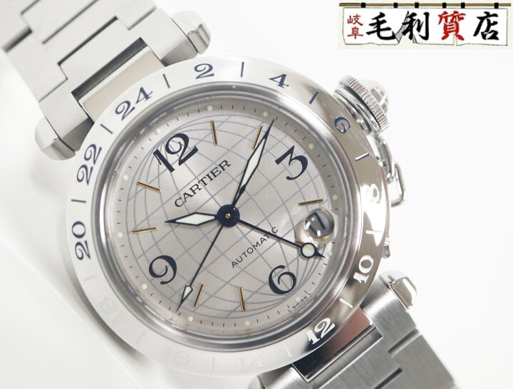 楽天市場】カルティエ Cartier パシャC ステンレス GMT 自動巻き 