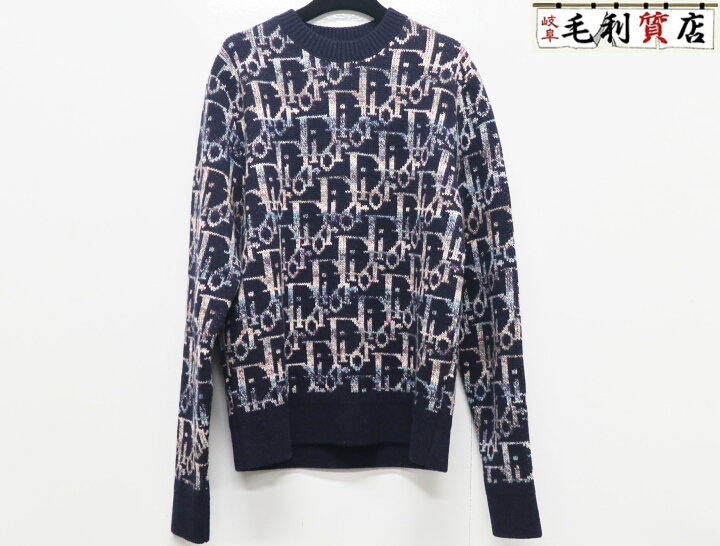 楽天市場】ディオール Dior オブリーク ジャカード ニット ウール  