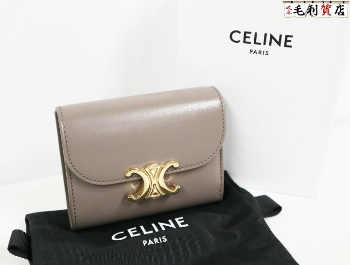 楽天市場】セリーヌ CELINE スモールウォレット トリオンフ シャイニー  