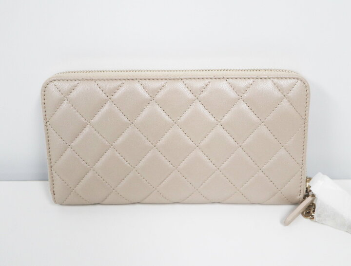 楽天市場】シャネル CHANEL ラウンドファスナー 長財布 マトラッセ 26  