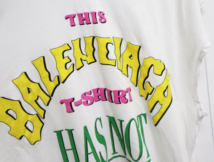 楽天市場】バレンシアガ BALENCIAGA Not Been Done ノースリーブ T 
