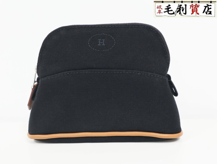 楽天市場】エルメス HERMES ボリードポーチ ミニミニ 16 ブラック 