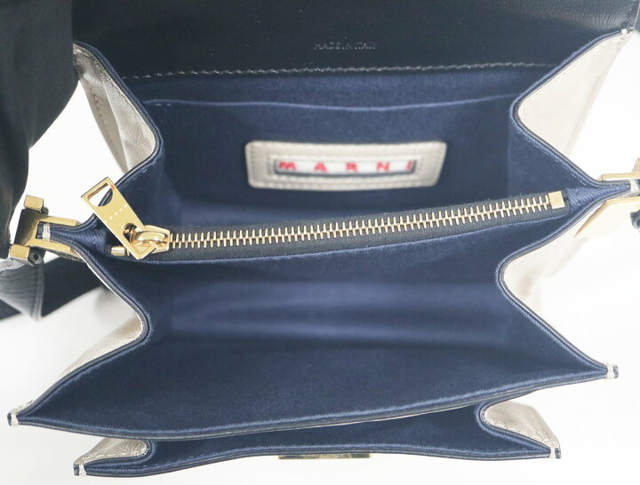 楽天市場】マルニ MARNI トランクソフト ミニ ショルダーバッグ カーフ