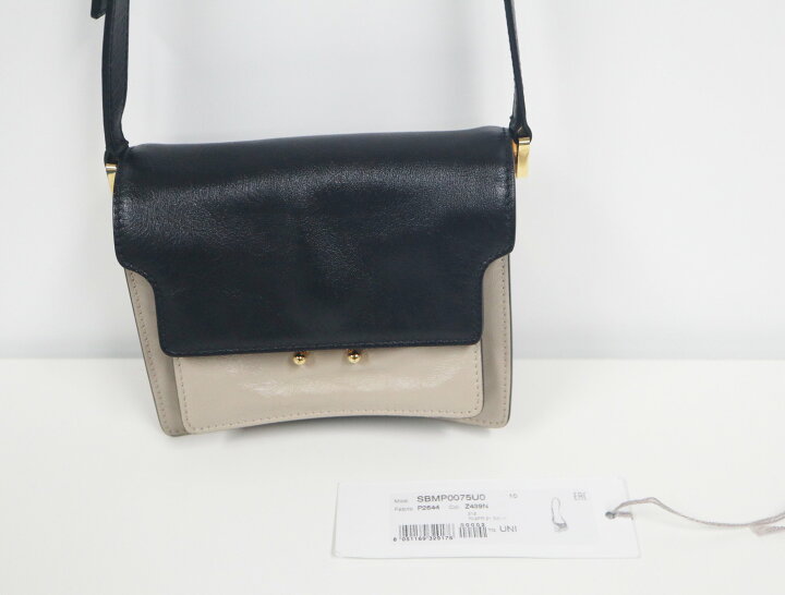 楽天市場】マルニ MARNI トランクソフト ミニ ショルダーバッグ カーフ 