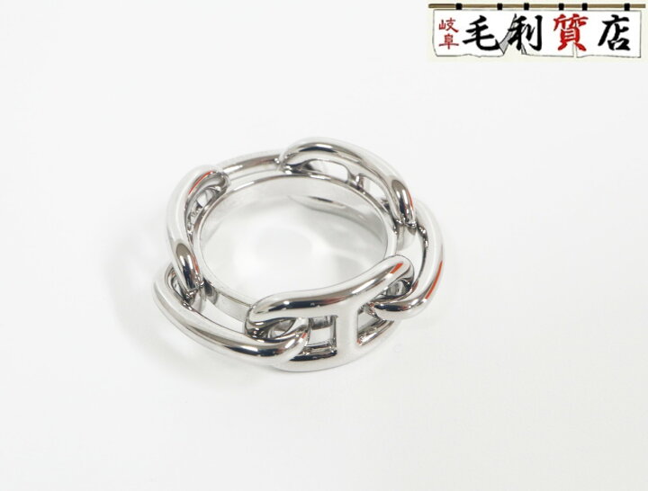 楽天市場】エルメス HERMES ルガテ スカーフリング シェーヌダンクル 