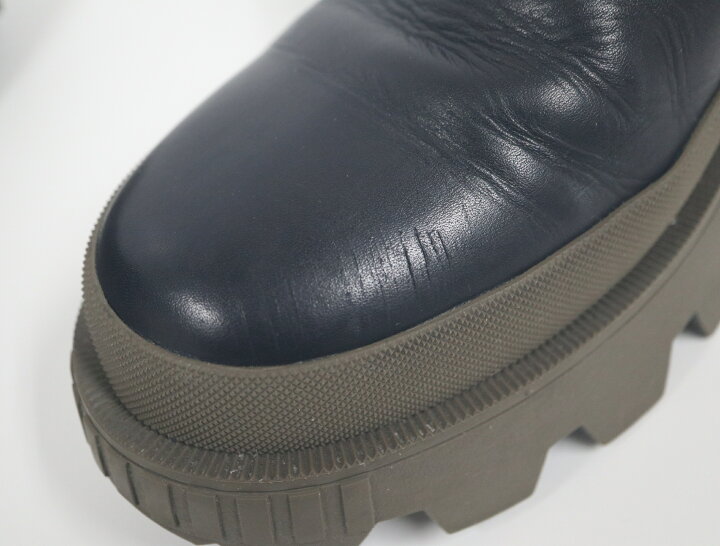 楽天市場】モンクレール MONCLER サイドゴアブーツ 4F70800 ブラック 