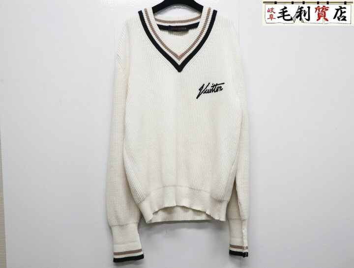 楽天市場】ルイヴィトン LOUIS VUITTON 23SS オーバーサイズ Vネック