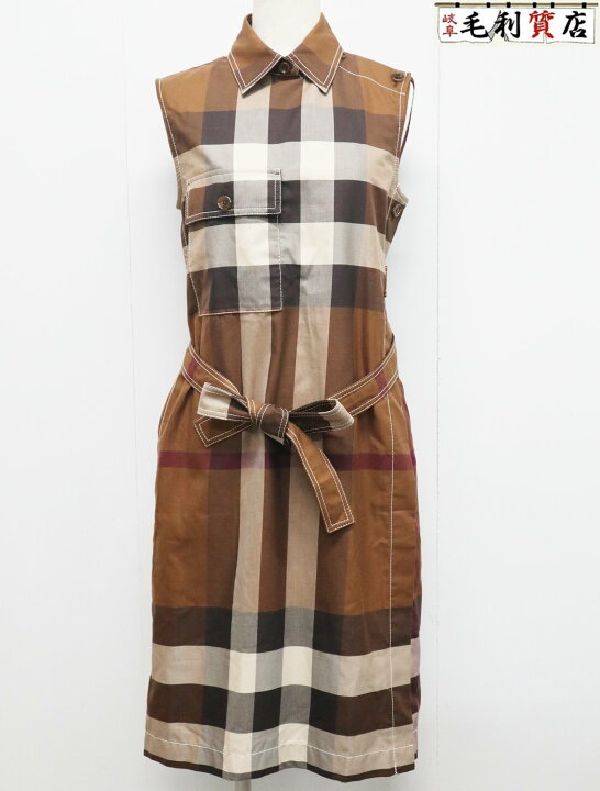 楽天市場】BURBERRY バーバリー ウエストリボン ワンピース 8048731 