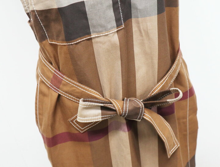 楽天市場】BURBERRY バーバリー ウエストリボン ワンピース 8048731 